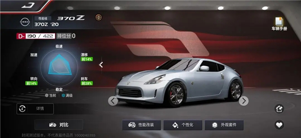 巅峰极速测试服