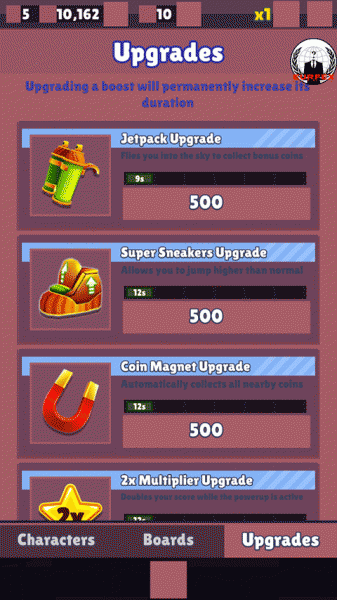 地铁跑酷暗红双旦版