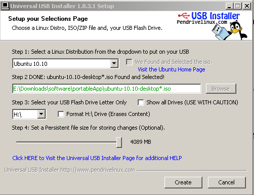 Universal USB Installer