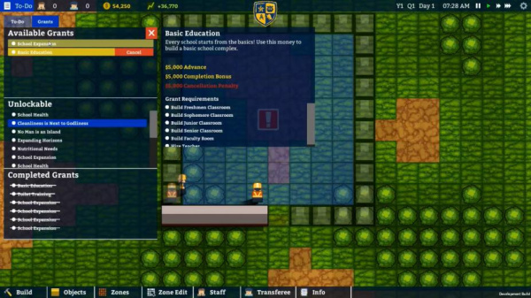 学术界：学校模拟