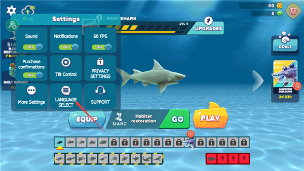 饥饿鲨进化内置功能菜单破解版