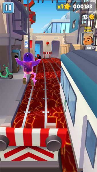 地铁跑酷岩浆版