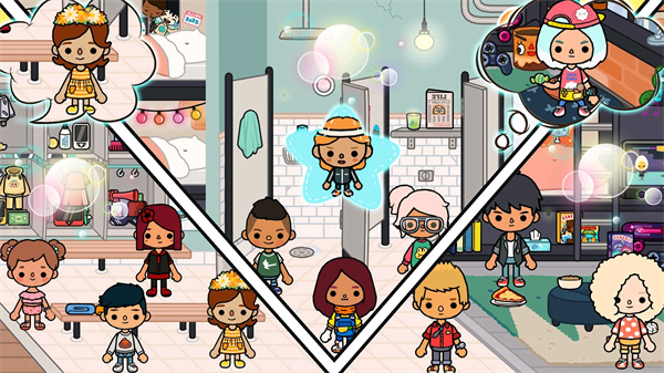 托卡生活闺蜜家游戏