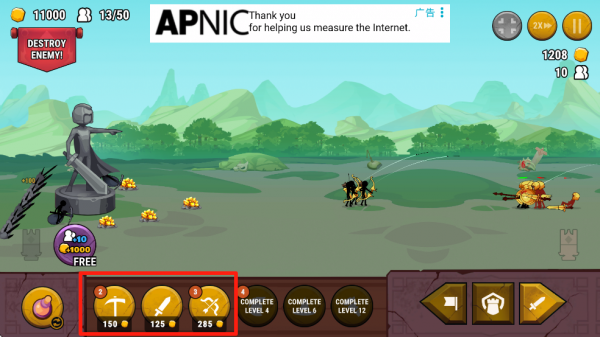 火柴人战争王座之战官方版(Stick War)