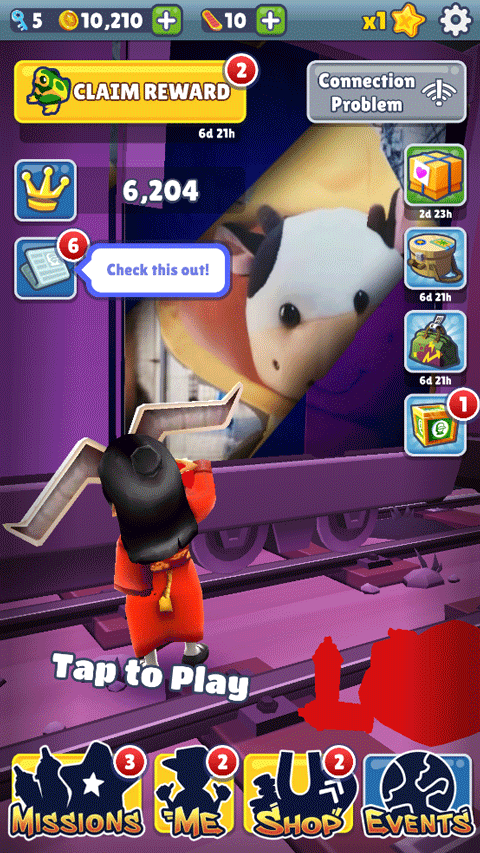 地铁跑酷皮瓜魔改里约