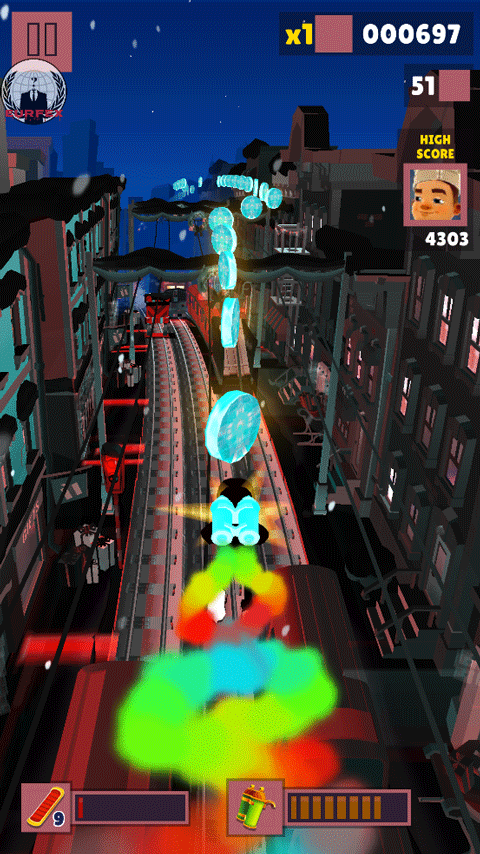 地铁跑酷暗红双旦版