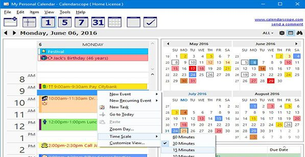 Calendarscope