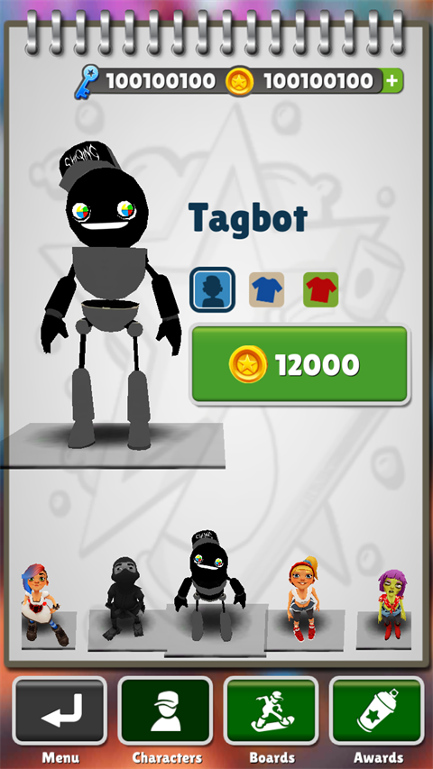 地铁跑酷灰色版