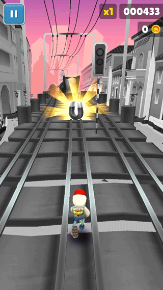 地铁跑酷黑白情人节版