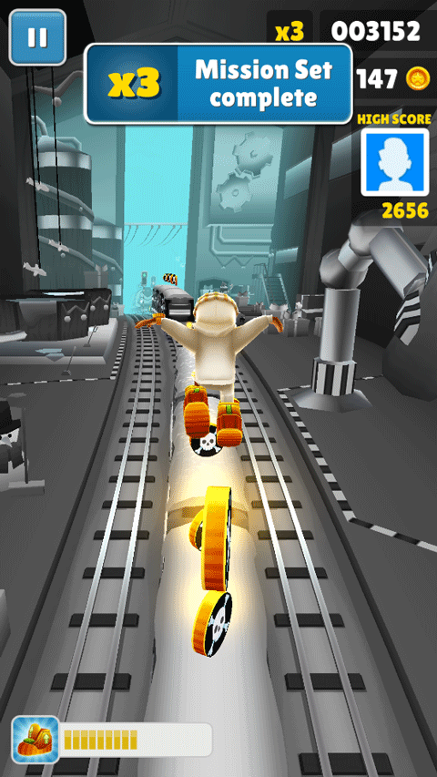 地铁跑酷黑白哈尔滨版