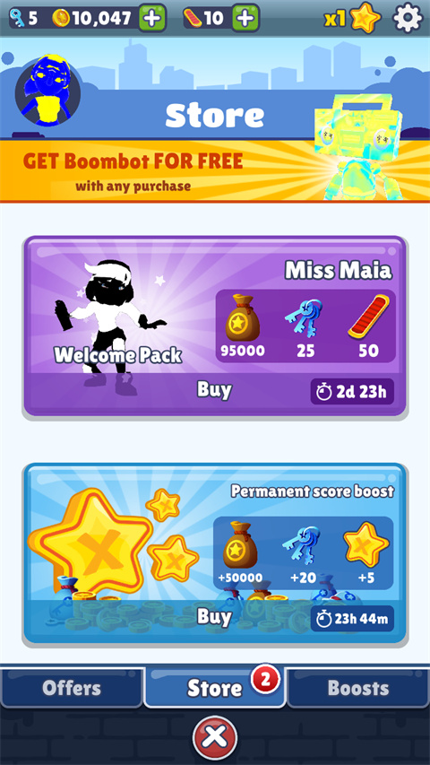 地铁跑酷eurfex版