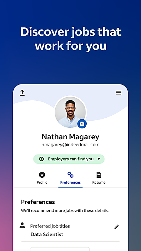 Indeed找工作app