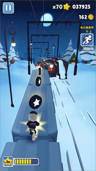 地铁跑酷Easft仿外网雪地版本