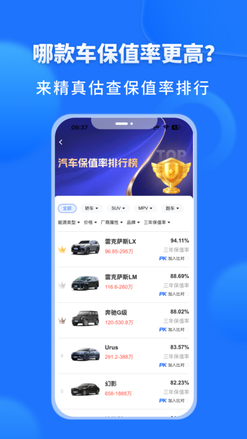 精真估二手车app