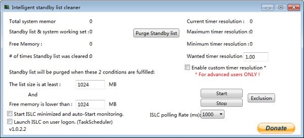 intelligent standby list cleaner