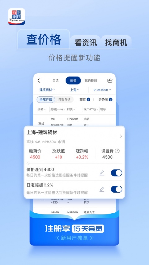 我的钢铁app