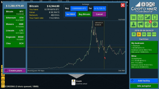 加密矿工大亨模拟器