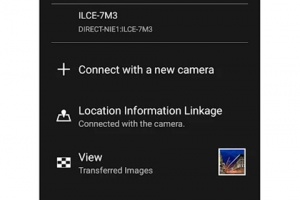 索尼相机连接(imaging edge mobile)