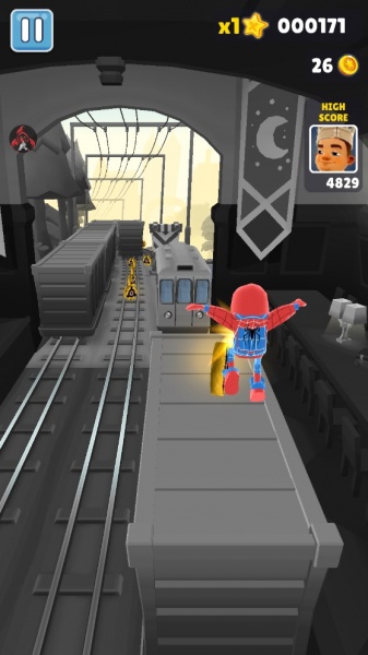 地铁跑酷黑白牛津版