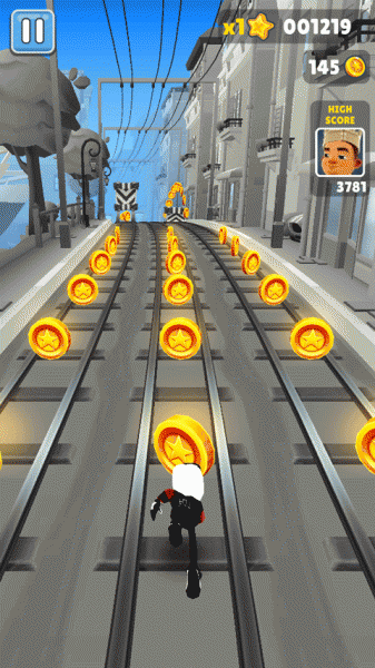 地铁跑酷黑白摩纳哥