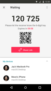 Send Anywhere(文件传输)