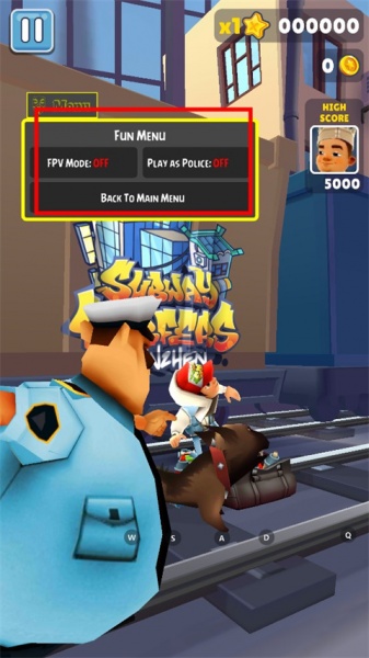 地铁跑酷狗子视角版