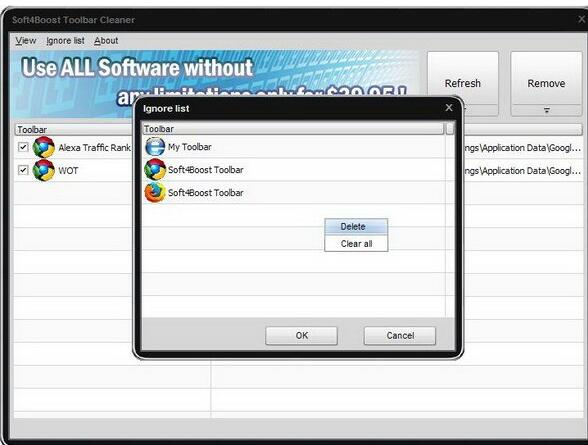 soft4boost toolbar cleaner