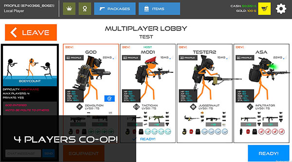火柴人战争鲜血打击中文版