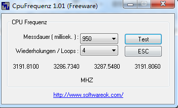 CpuFrequenz