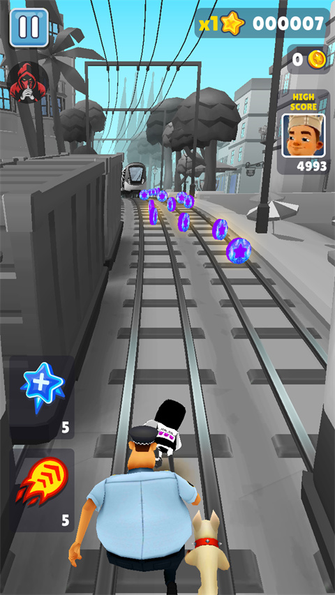 地铁跑酷难言黑白定制版