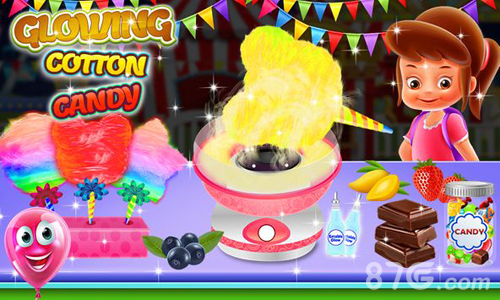 发光棉花糖模拟器