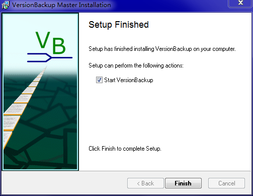 versionbackup master