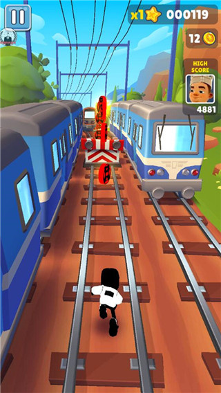 地铁跑酷写轮眼金币版