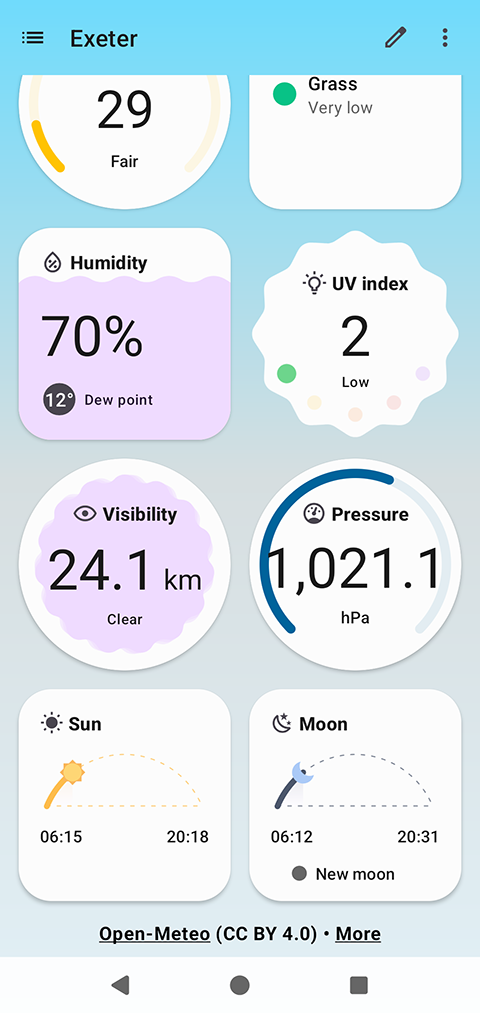 Breezy Weather微风天气预报