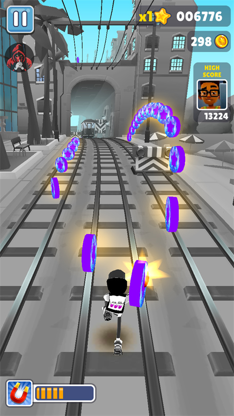 地铁跑酷难言黑白定制版