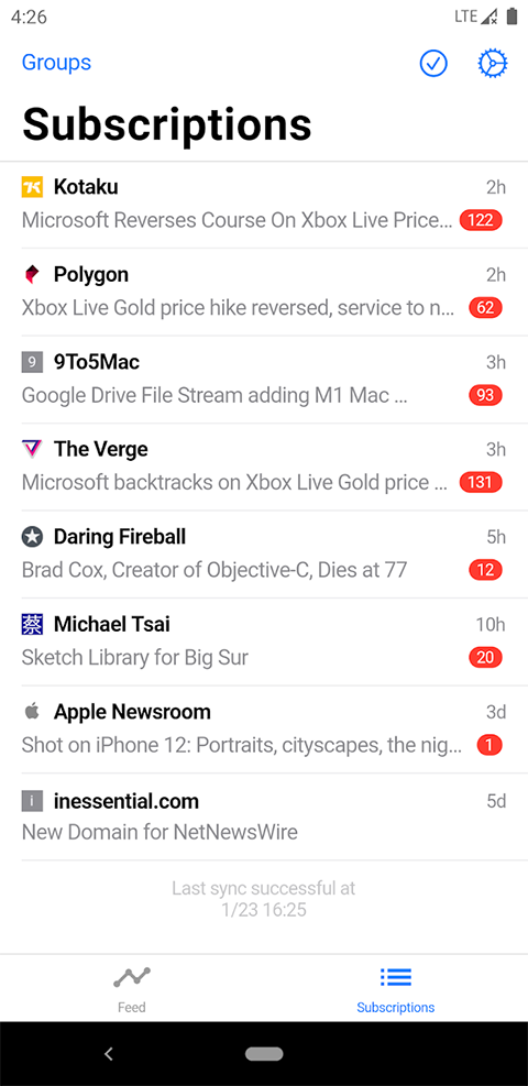Fluent Reader(RSS阅读器)