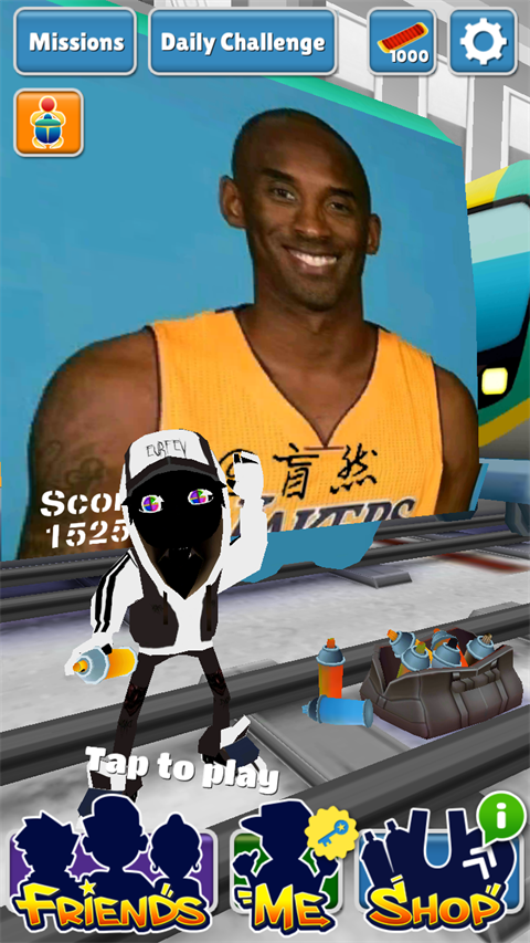 地铁跑酷致敬科比版