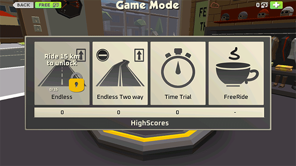 咖啡厅赛车手游戏