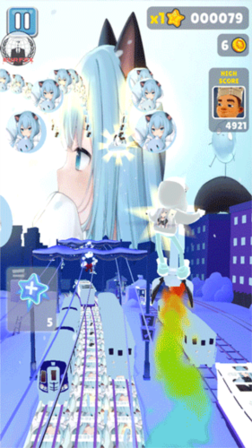 地铁跑酷猫羽雫版